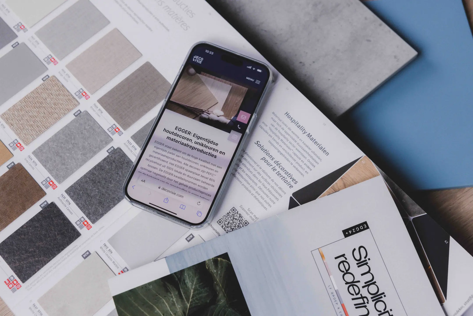 EGGER collectie plaatmateriaal | © Decovisie